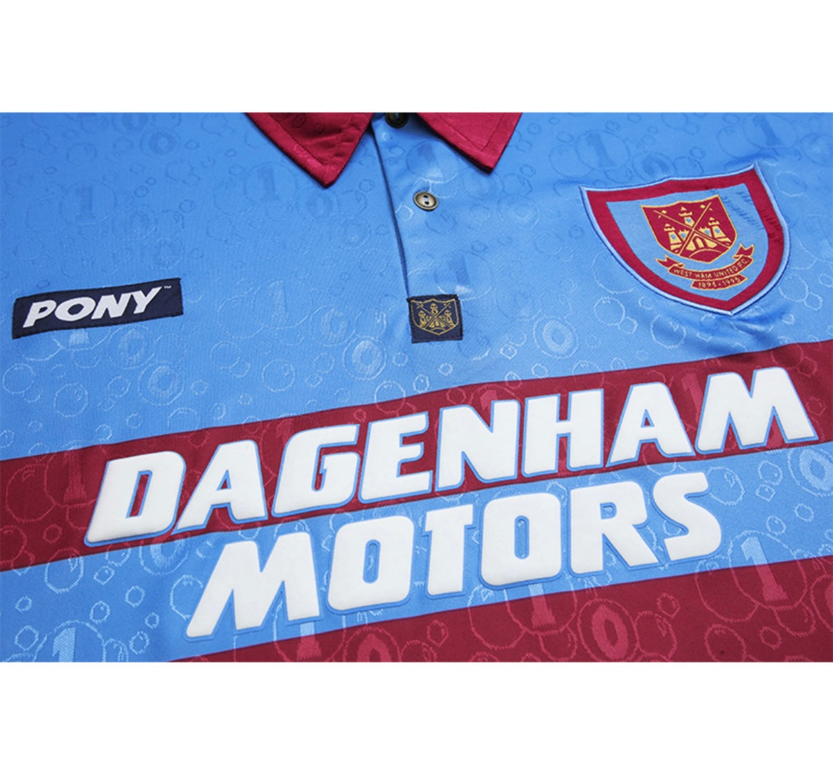 1995/96 West Ham Away Long Sleeve Jersey