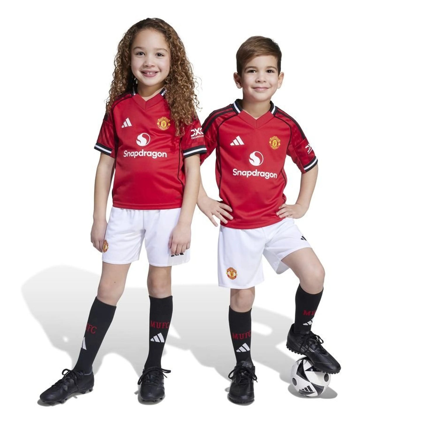 Manchester United 2025/26 Children's Home Mini-Kit Jersey