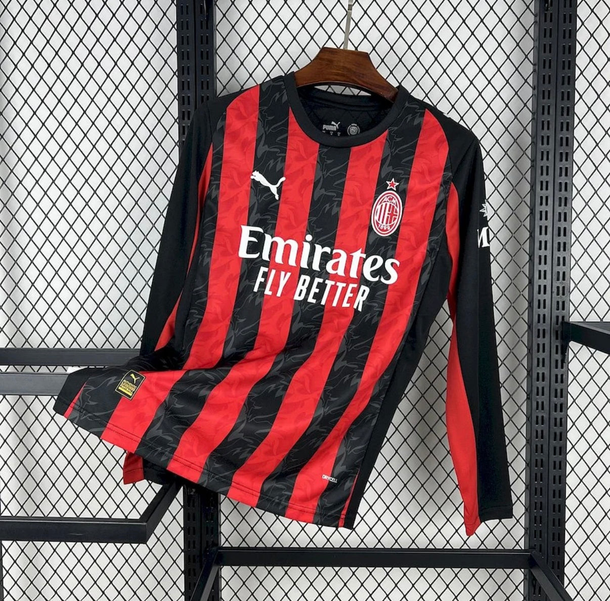 AC Milan Home Jersey 2025/26 - Long Sleeve Edition