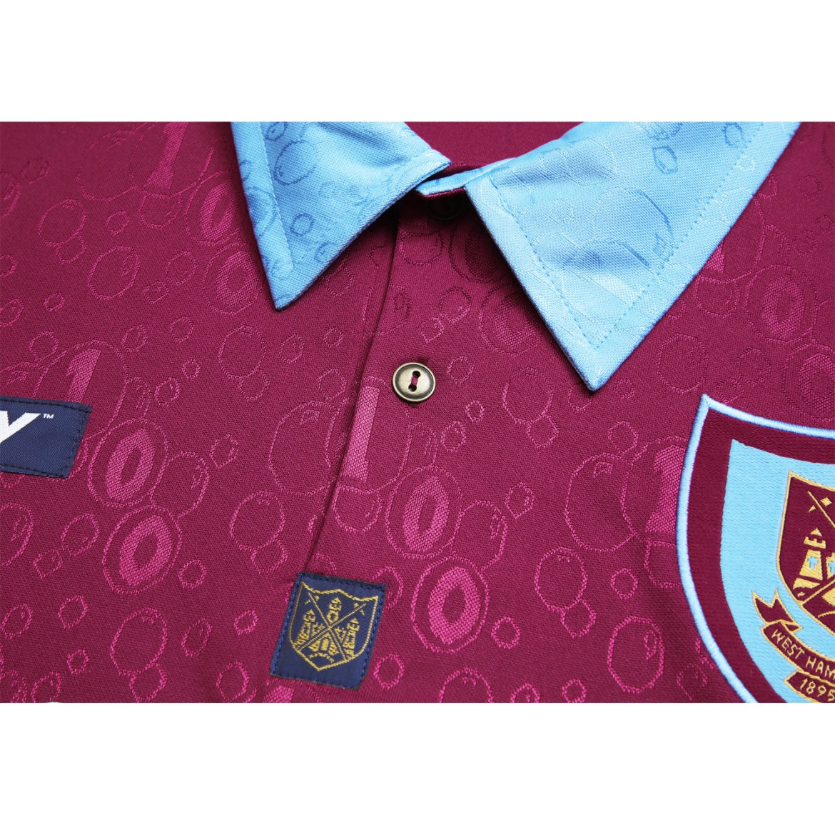 1995/96 West Ham Home Long Sleeve Jersey