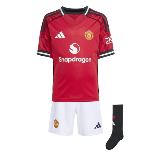 Manchester United 2025/26 Children's Home Mini-Kit Jersey