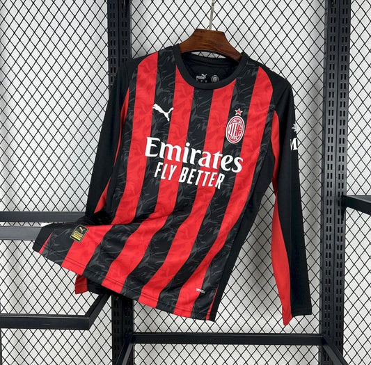 AC Milan Home Jersey 2025/26 - Long Sleeve Edition