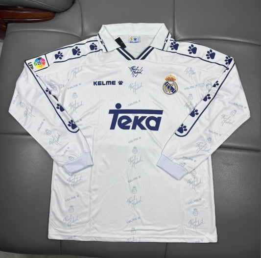 Real Madrid 1995/96 Home Jersey - Long Sleeve Edition